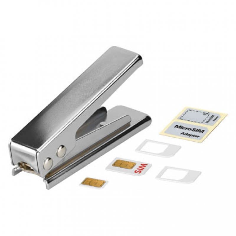 Poinçons pour cartes SIM sur micro SIM avec adaptateur