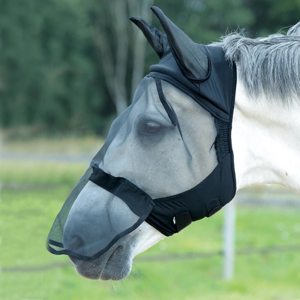 Masque anti-mouches FLY BUCKLER PLUS II de Busse - noir ,...